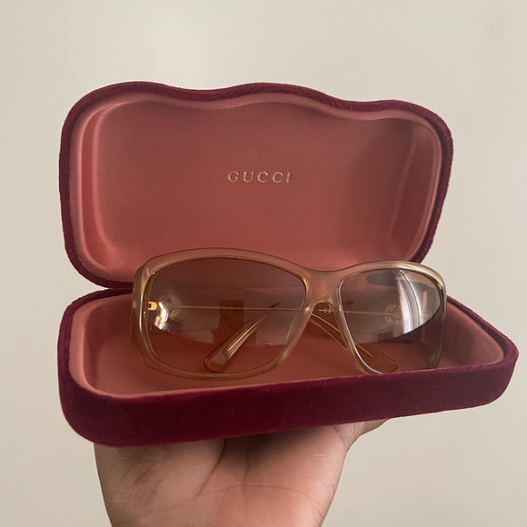 Brown Frame and lens Gucci Glasses